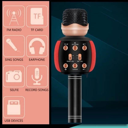 WS-858 Wireless Karaoke Microphone (ميكروفون كاريوكي لاسلكي WS-858)