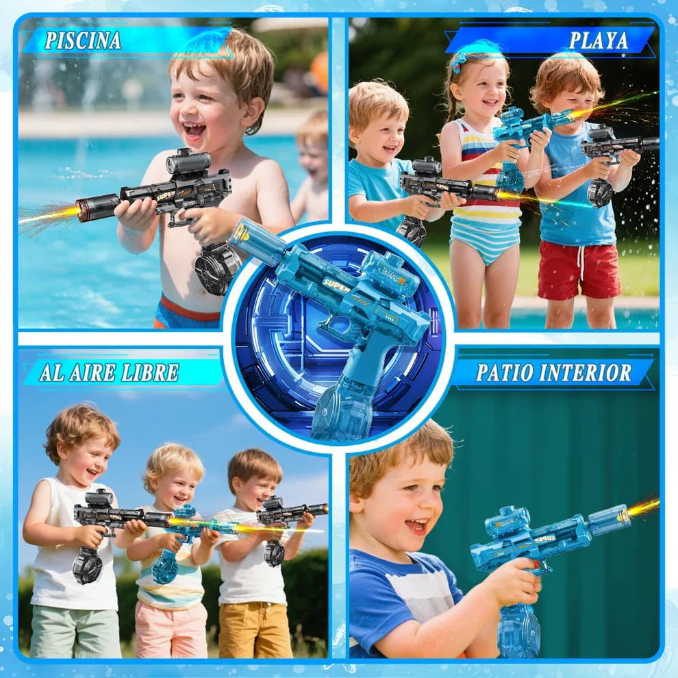 Super Splash Electric Water Gun (مسدس الماء الكهربائي سوبر سبلاش)