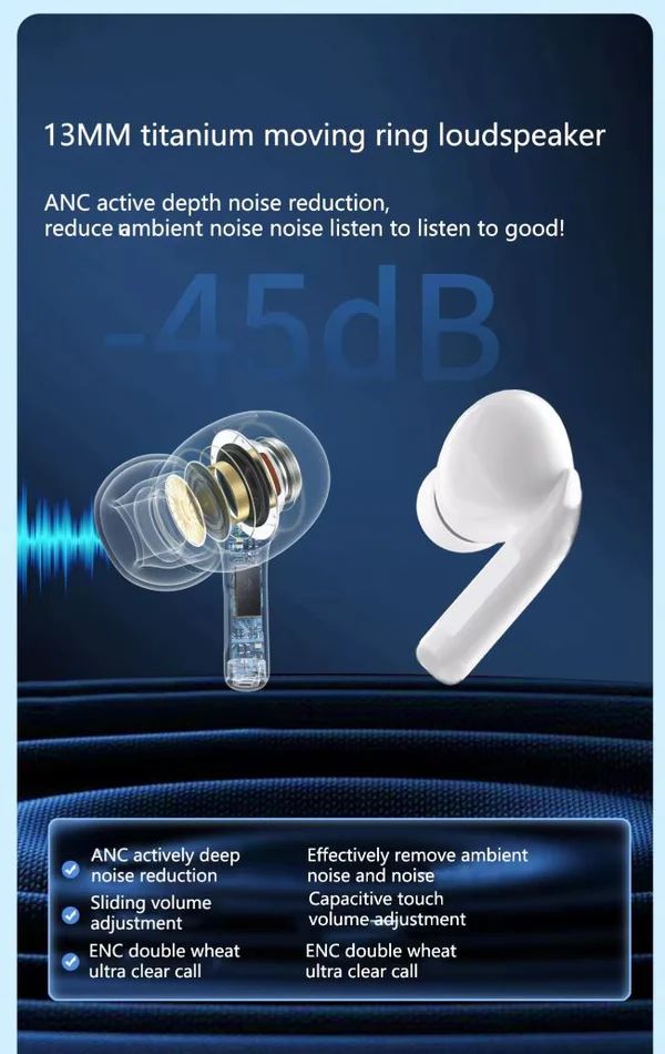 LED Display Earbuds (سماعات أذن بشاشة LED)
