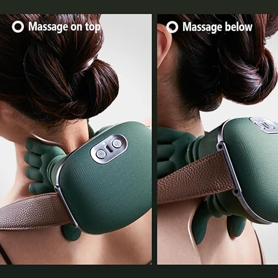 Portable, Bionic Heated Neck And Back Massager (جهاز تدليك الرقبة والظهر الحيوي المحمول مع حرارة)