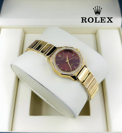 Rolex Geneve Luxury Women Watch